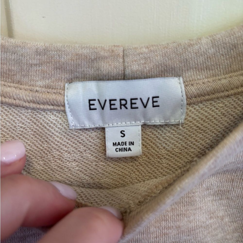 Evereve Tan Ruffle Sleeve Blouse - Picture 4 of 4